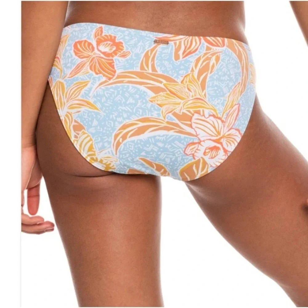 ROXY‎ Women's Island in the Sun Hipster Tropical Bikini Bottoms Sz XL  NWT